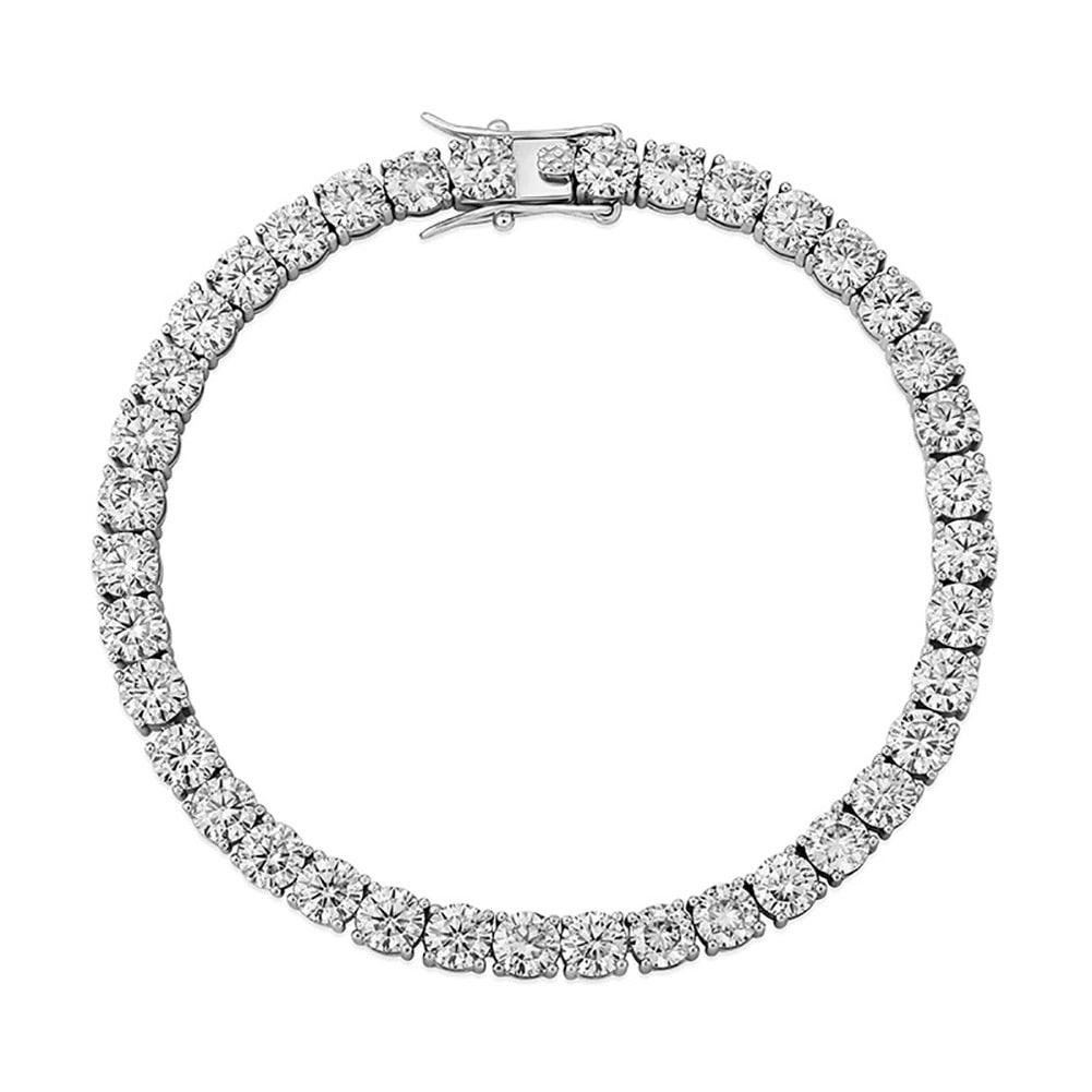 Premium 18K Gold Diamond Tennis Chain Bracelet Set ( 2 Pieces ) - Drip Culture Jewelry