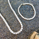 Premium 18K Gold Diamond Tennis Chain Bracelet Set ( 2 Pieces ) - Drip Culture Jewelry