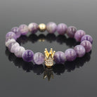 Signature Crown Lava Stone Bracelet 2 - Drip Culture Jewelry