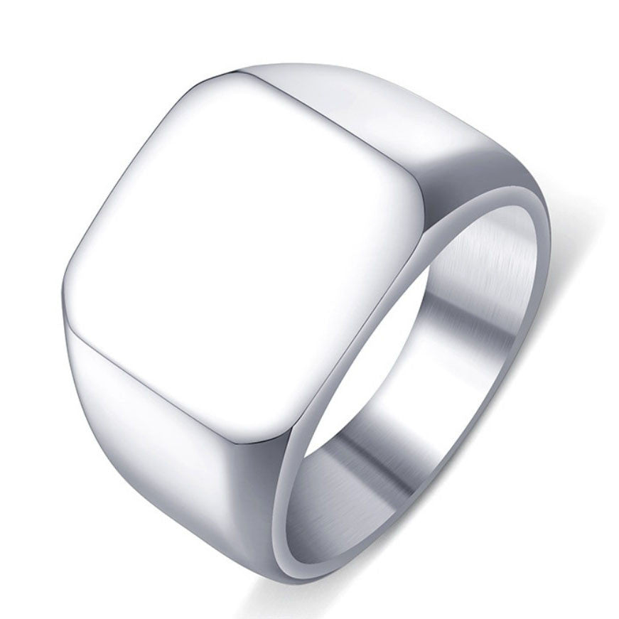 Square Face Ring - Drip Culture Jewelry
