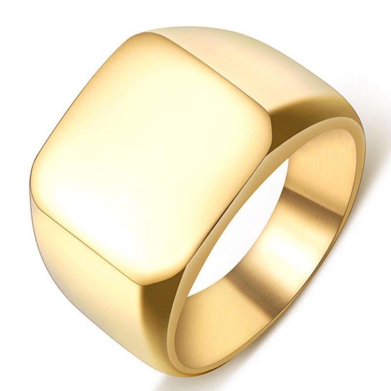 Square Face Ring - Drip Culture Jewelry