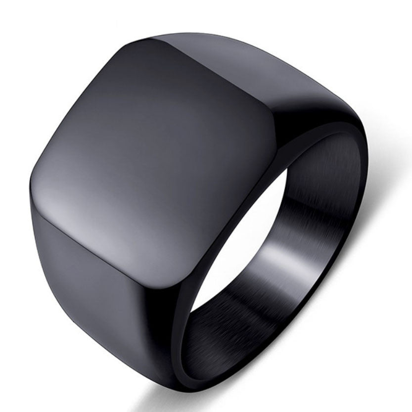 Square Face Ring - Drip Culture Jewelry