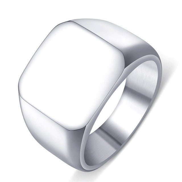 Square Face Ring - Drip Culture Jewelry