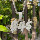 Thick Brush Font Custom Name Pendant - Drip Culture Jewelry