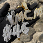 Thick Brush Font Custom Name Pendant - Drip Culture Jewelry